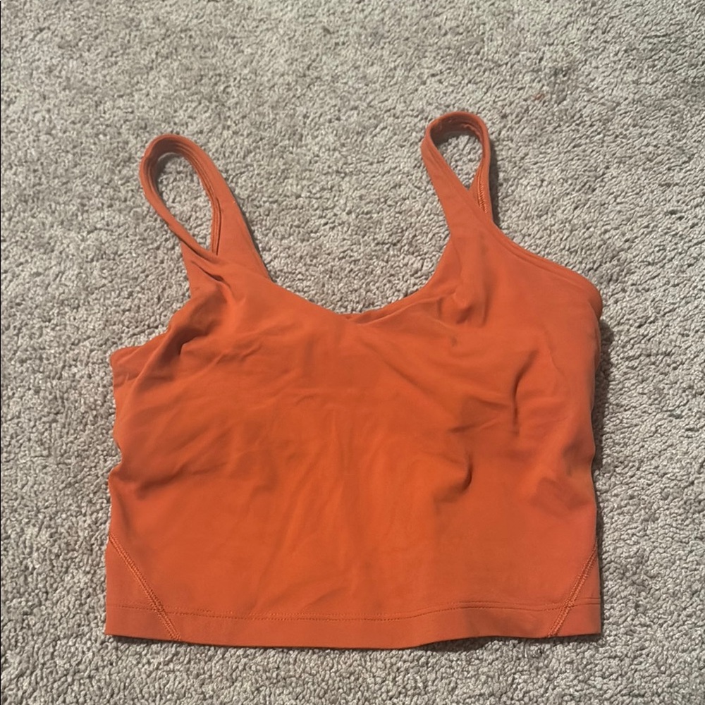 Lululemon Orange Align Top